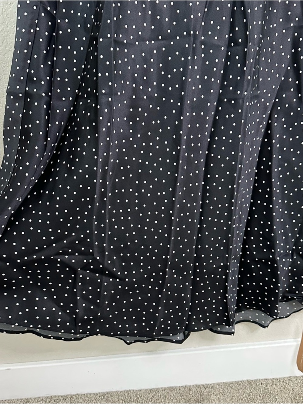 Reformation Daniela Silk Polka
Dot Black Maxi Dress SZ US 2 NWT - Picture 3 of 8